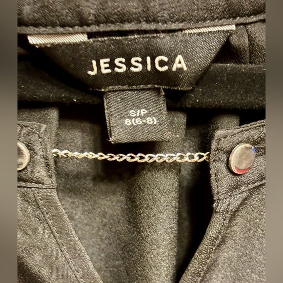 2/$15 - Jessica Black Long-Sleeve Banded Hem Top (Size S/P) - Picture 4 of 13